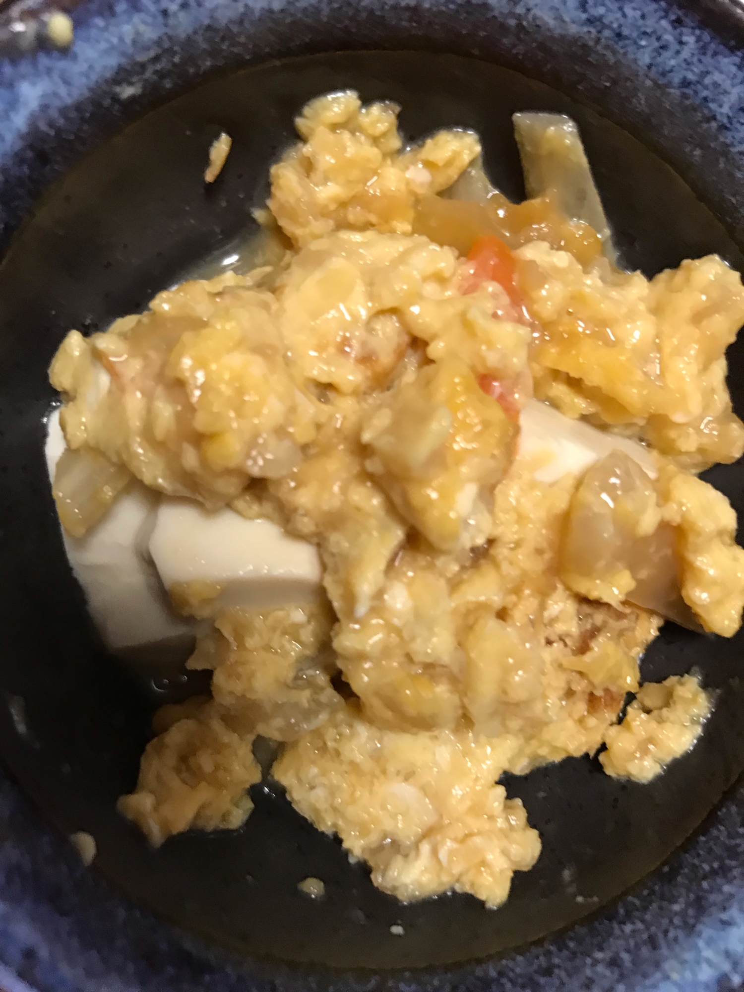 老人食  豆腐の卵とじ