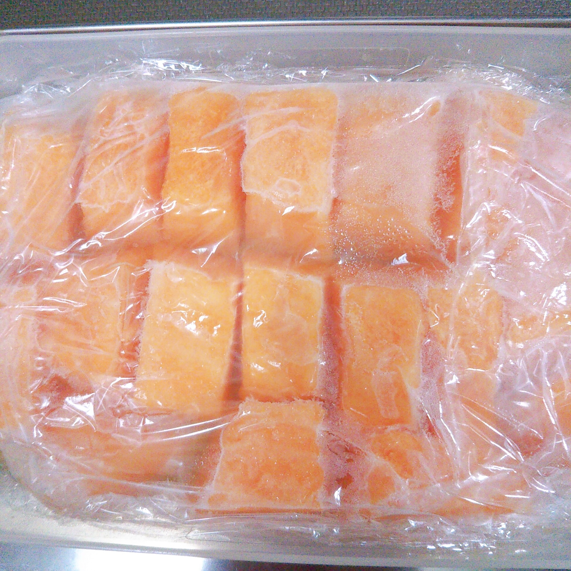 冷凍保存☆メロン