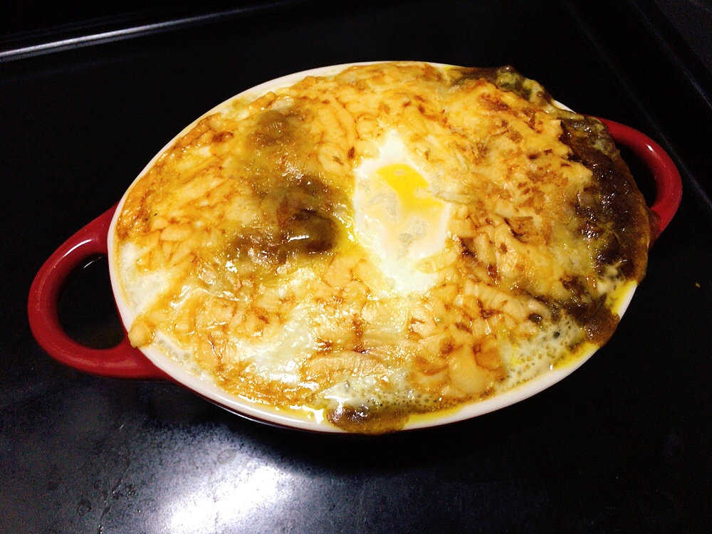 カレーリメイク☆焼きカレー☆