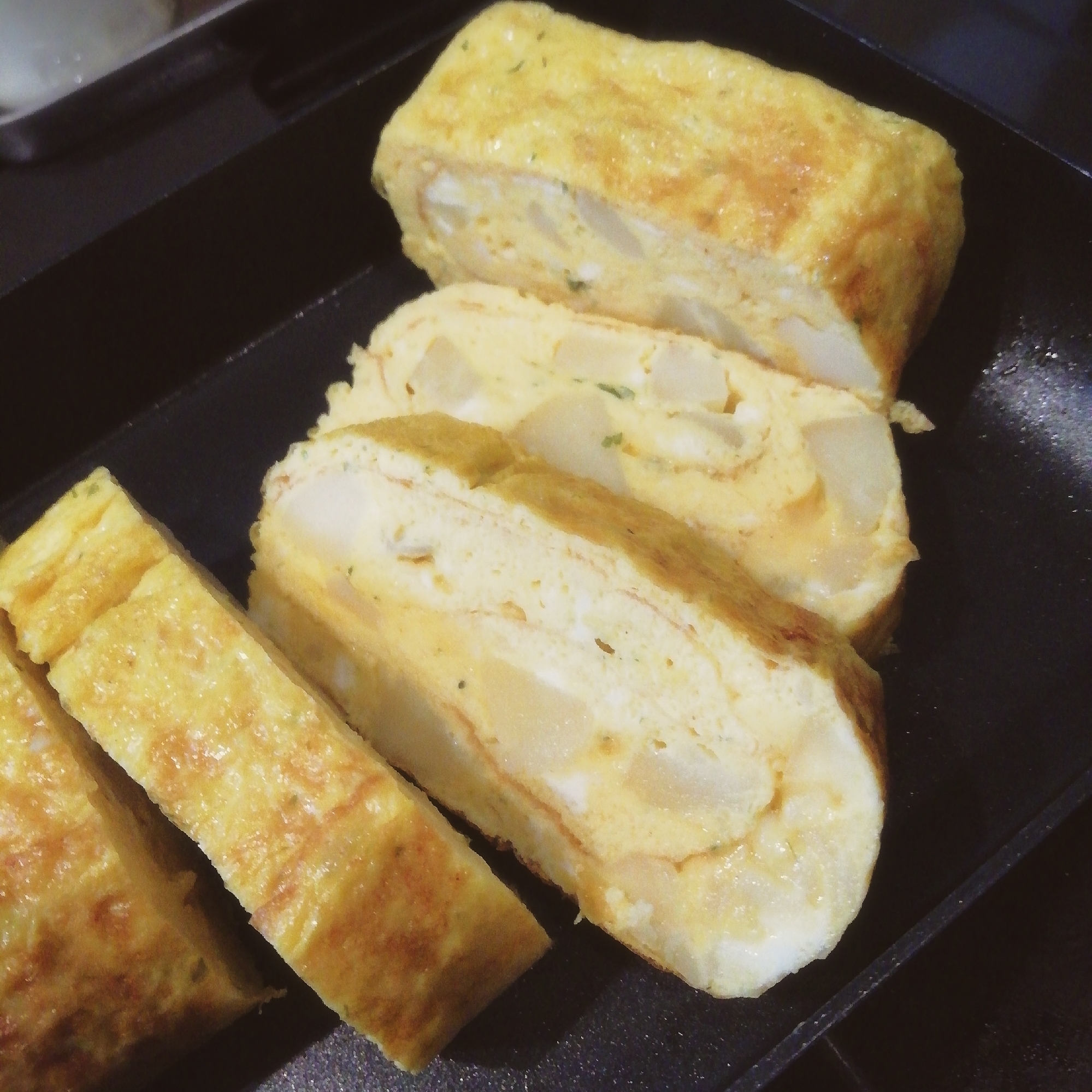 じゃが芋と青海苔入り★ほくほくポテト青海苔の卵焼き