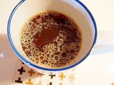 黒豆麦茶とカルピス飲料でコーヒー♪　