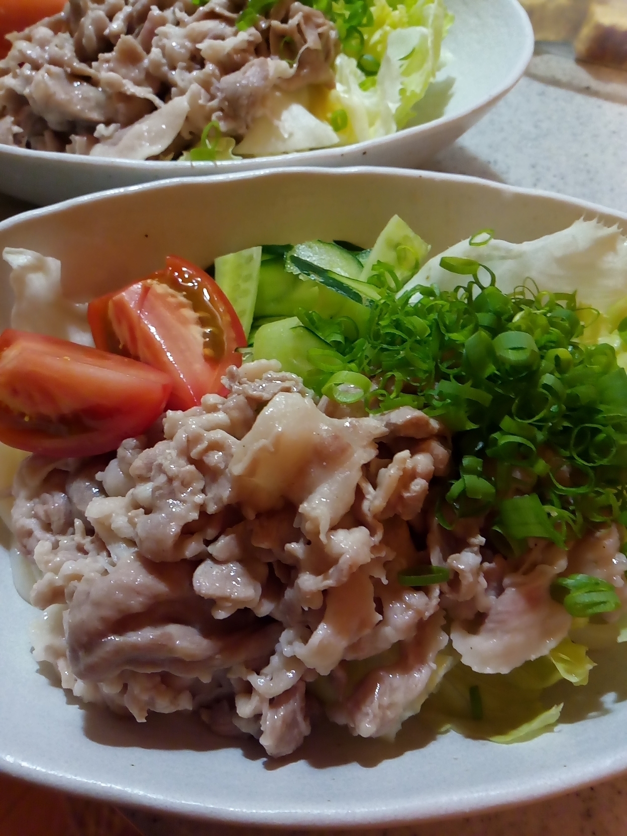 豚しゃぶ冷やしうどん