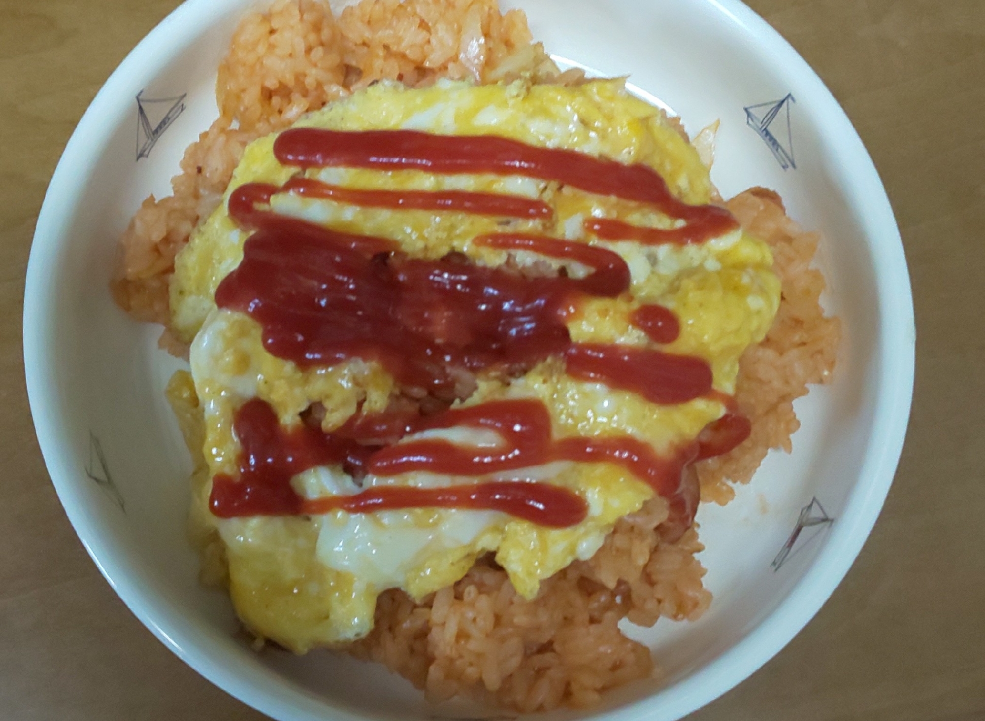 半熟卵のオムライス