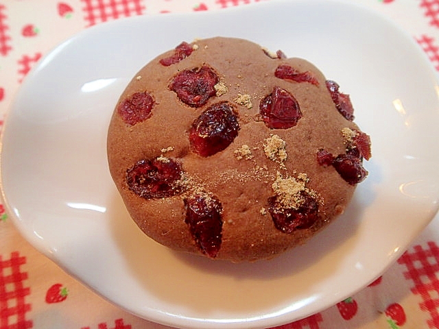 ❤ココア風味　クランベリーのカップケーキ❤