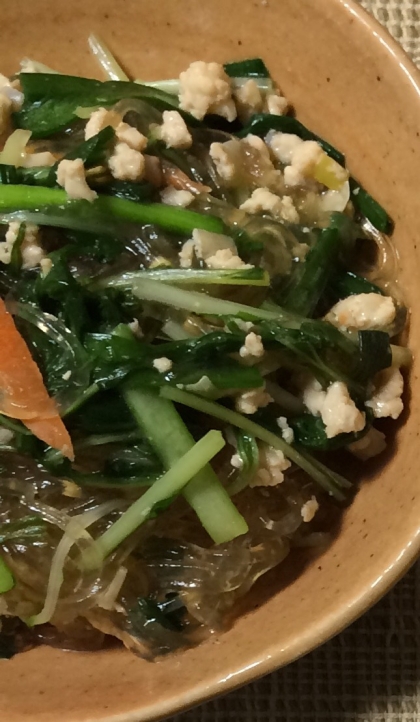 水菜も残っていたので入れました！簡単で美味しかったです！また作ります♫