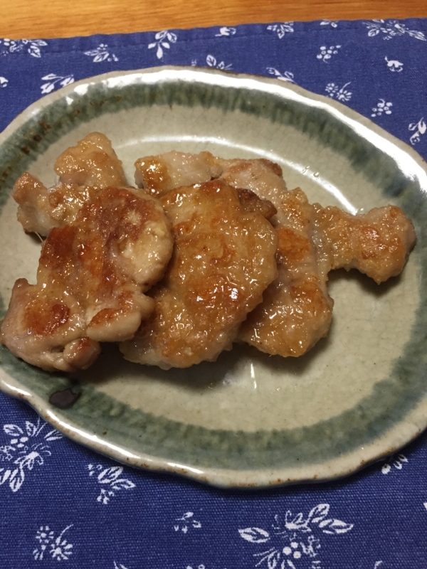 豚ヒレ肉の甘辛生姜焼き