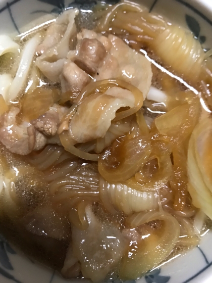 * 肉うどん * すき焼き風の甘辛味♪