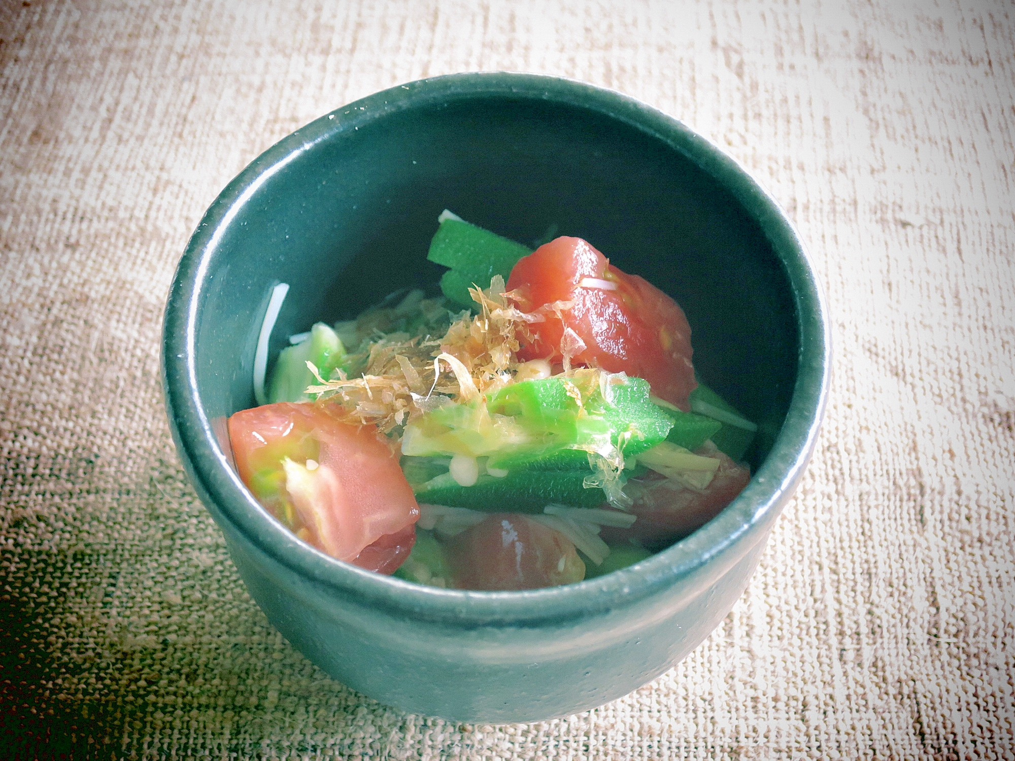 おくらの和え物