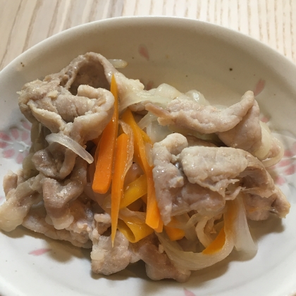 味付けは塩麹だけ！豚肉とピーマンと玉ねぎの炒め物