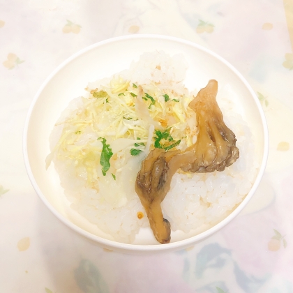 舞茸キャベツご飯♪