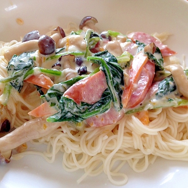 変わり素麺 ゚w゚ ノカルボナーラ風 レシピ 作り方 By イケッピ 楽天レシピ 変わり素麺 ゚w゚ ノカルボナーラ風 レシピ 作り方 By イケッピ 楽天レシピ