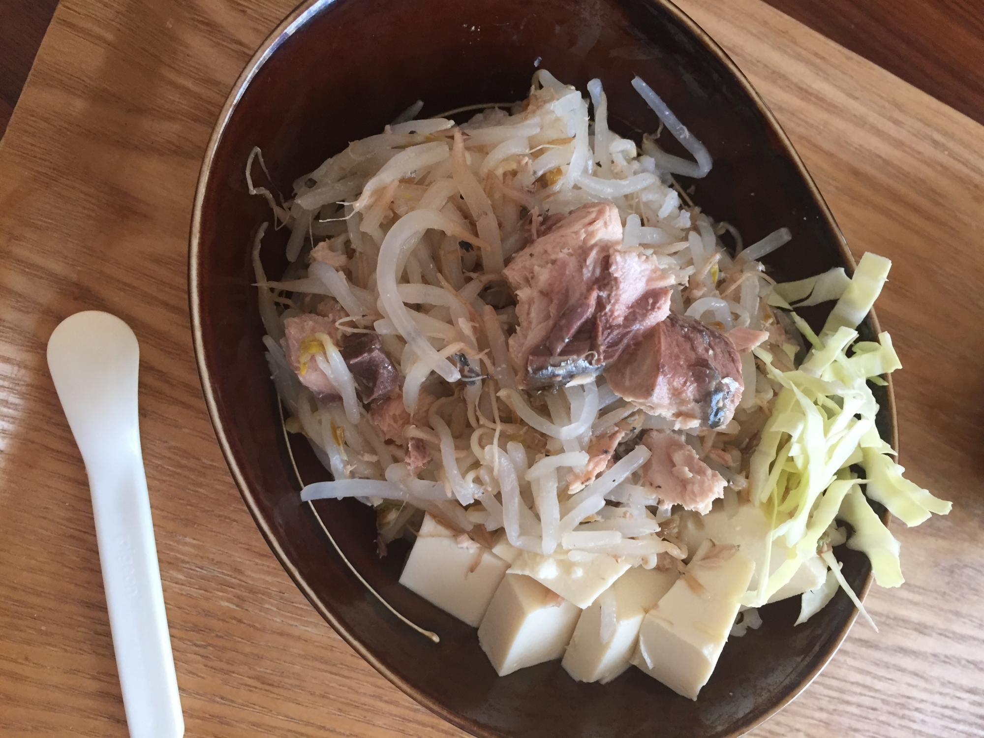 無限に美味しい、冷凍もやしを使って鯖丼！