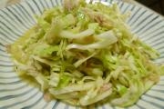 お給料日前のキャベツ＆ツナだけサラダ＾＾