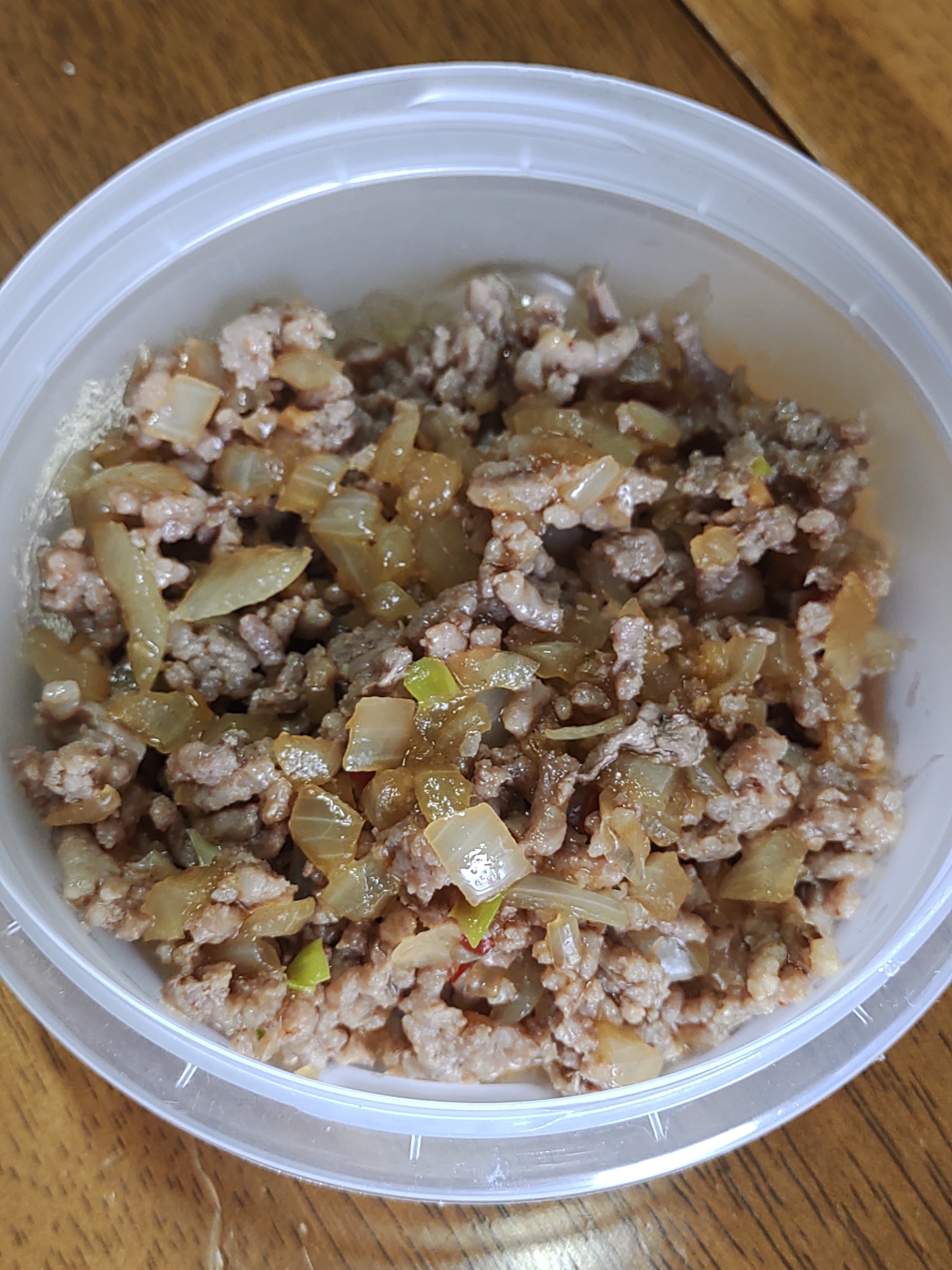 甘辛い そぼろ炒め