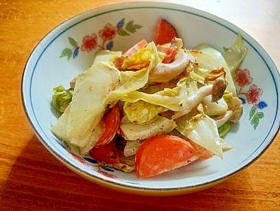 野菜のマヨ炒め