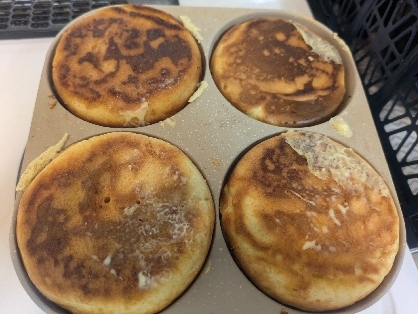 お餅でふんわり和風パンケーキ