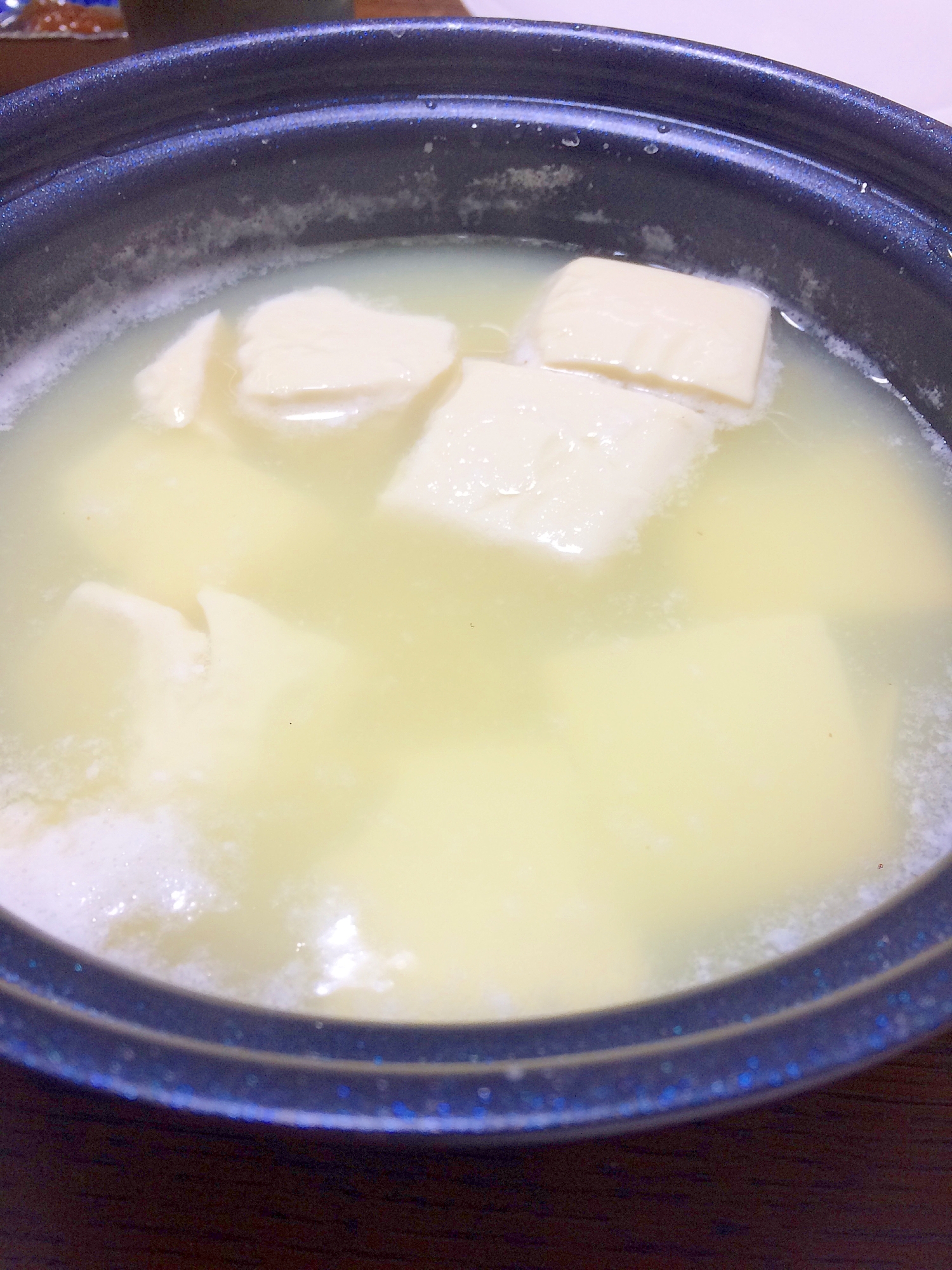 トロトロ簡単、温泉豆腐