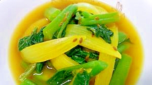 つるむらさきと玉葱のカレースープ