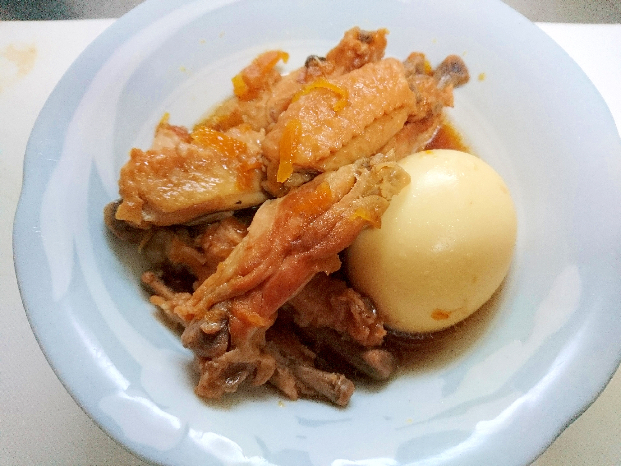 鶏手羽中のマーマーレード煮✡️活力鍋