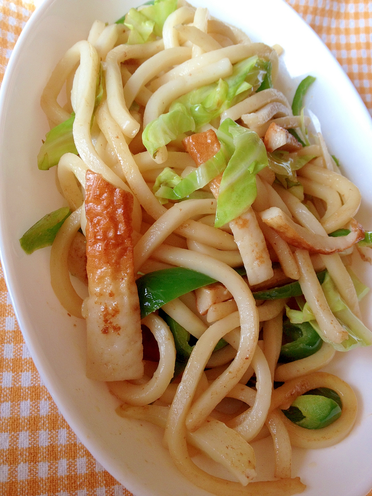 【肉なし】簡単お昼ご飯♪１人分焼きうどん