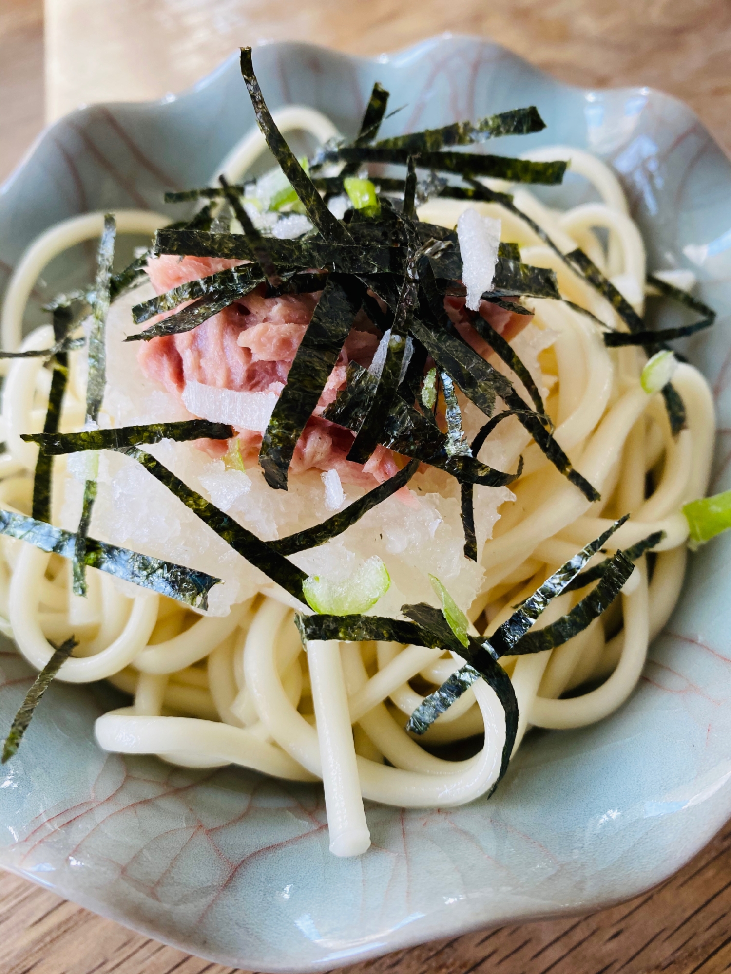 みぞれシーチキン冷やしうどん