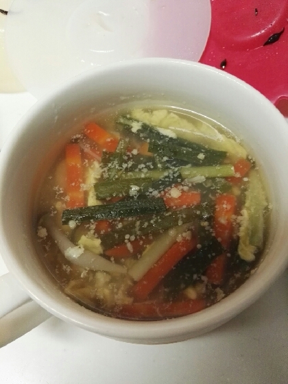 ニラ玉☆春雨スープ
