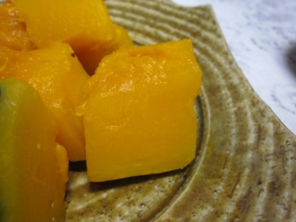 おでんの残り汁で♬かぼちゃの煮物