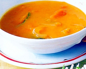 お手軽・つぶしかぼちゃのスープ