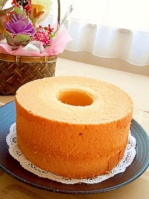 きなこのシフォンケーキ レシピ 作り方 By Mikeneko2 楽天レシピ