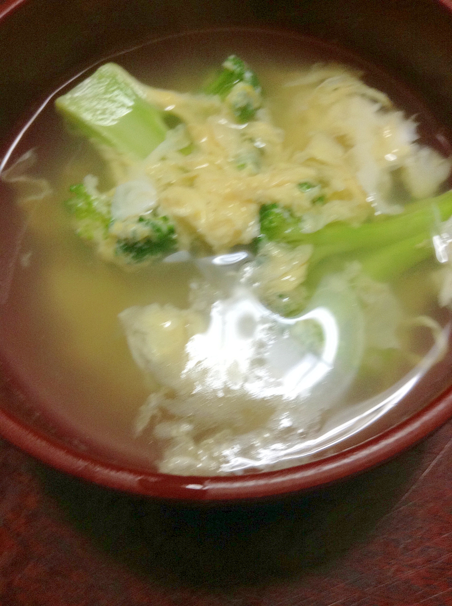 ブロッコリーのたまごスープ【ビタミンdeカゼ予防】
