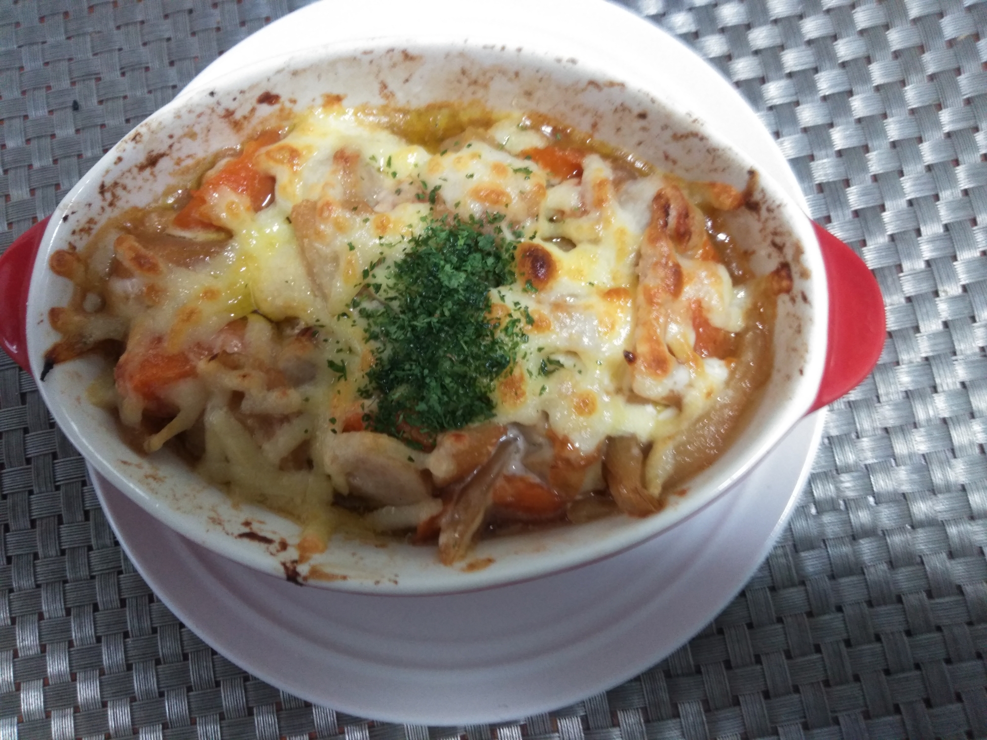 リメイク!甘めの肉じゃがグラタン