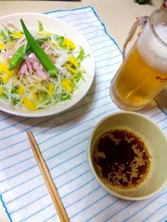 サラダつけ麺