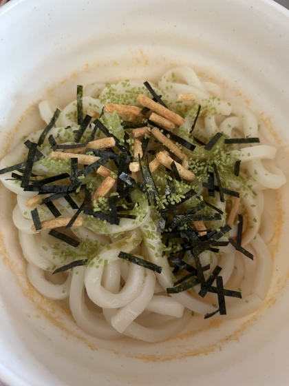 包丁も火も使わない★お茶漬けの素でズボラなうどん