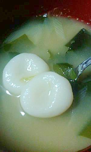 お団子のお味噌汁