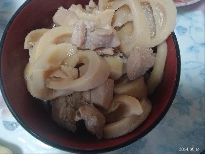 鶏肉とたけのこの煮物