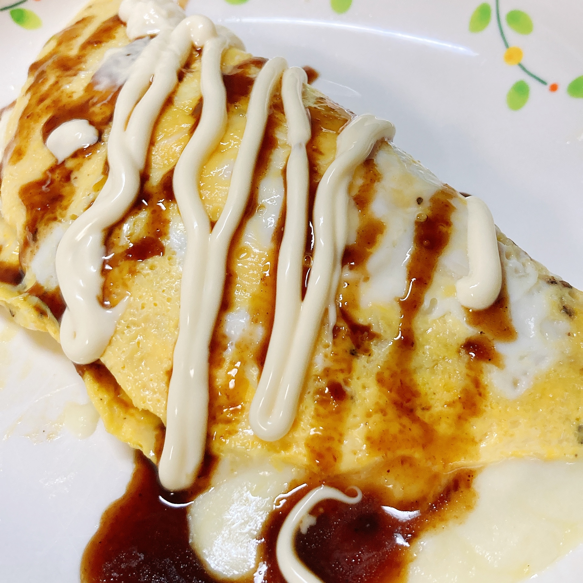 <火を使わない>5分で作る！チーキャベオムレツ