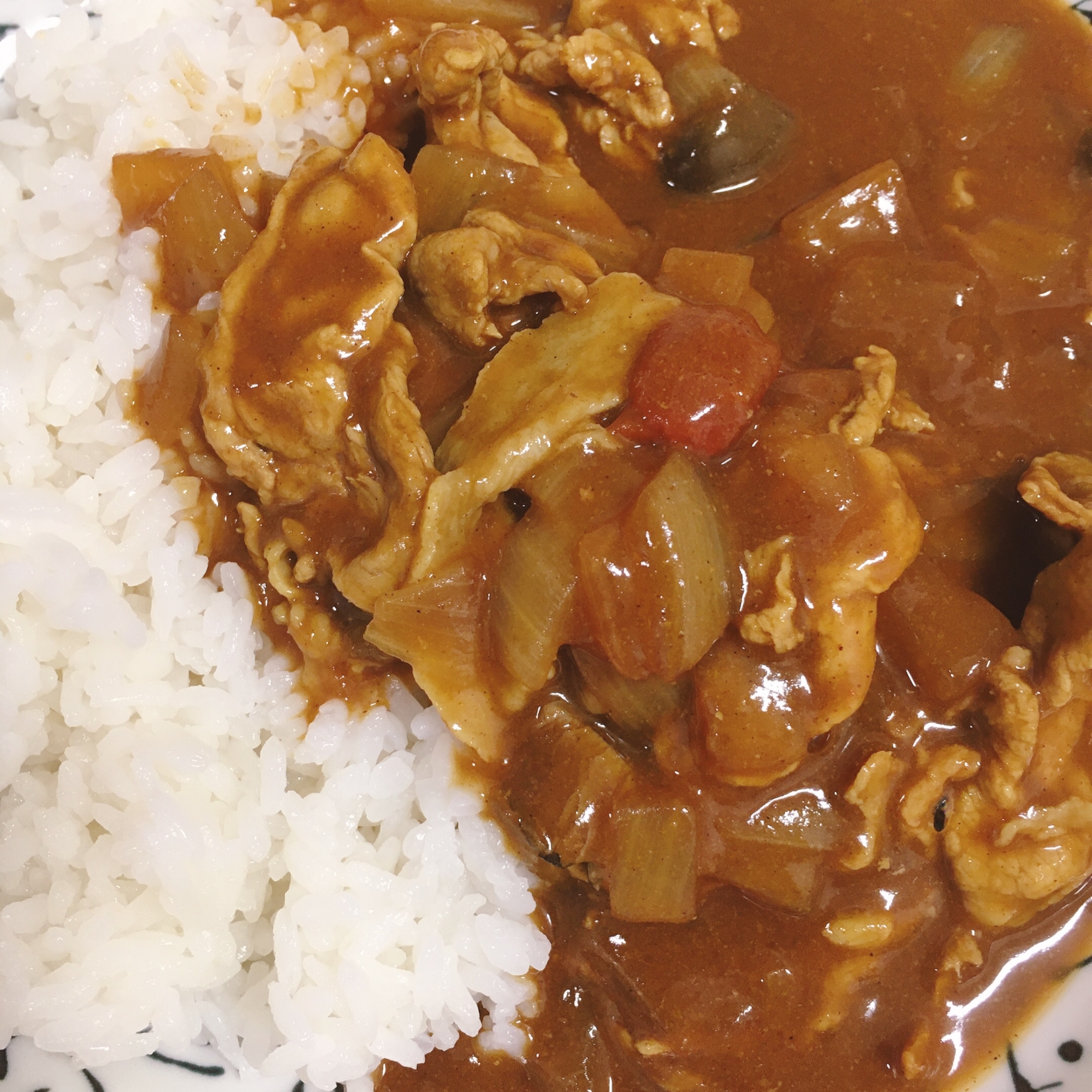 トマト入りカレー