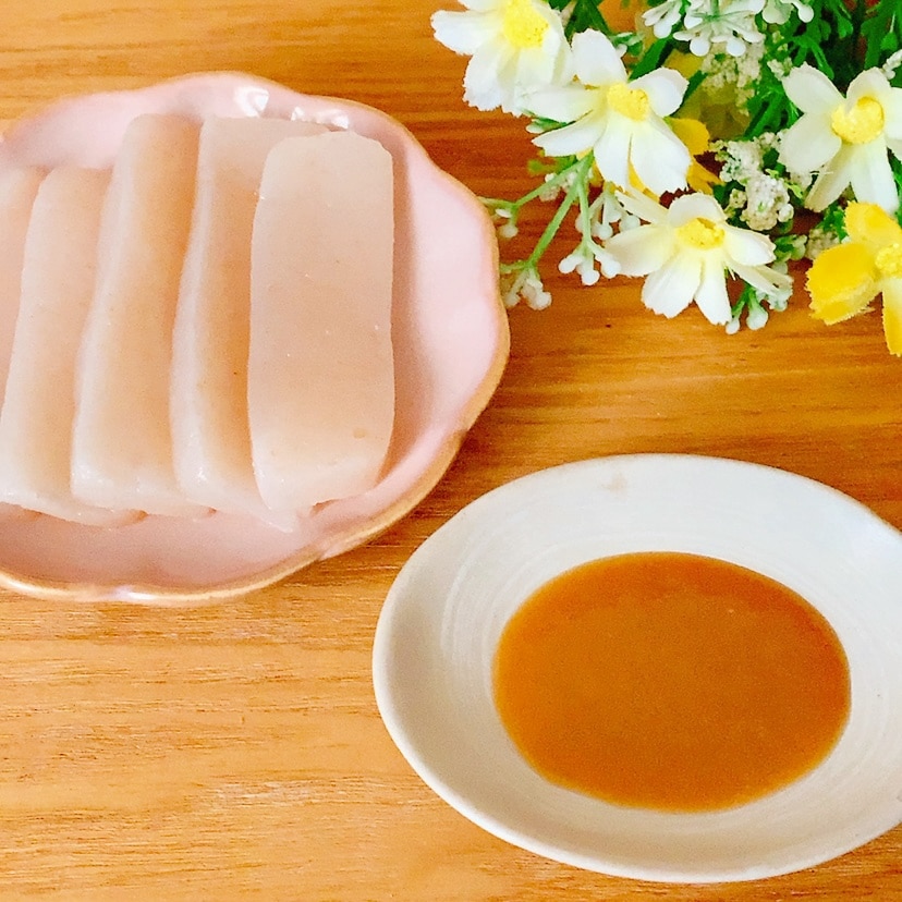  刺身こんにゃくのたれ（梅酢味噌）ෆ˚* レシピ・作り方 by sweet sweet ♡ - 楽天レシピ Bildidee 