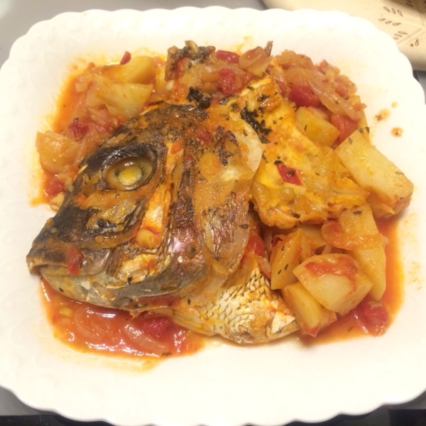 鯛のあらで 簡単贅沢アクアパッツァ 洋風煮込み レシピ 作り方 By Imomusume84 楽天レシピ 鯛のあらで 簡単贅沢アクアパッツァ 洋風煮込み レシピ 作り方 By Imomusume84 楽天レシピ