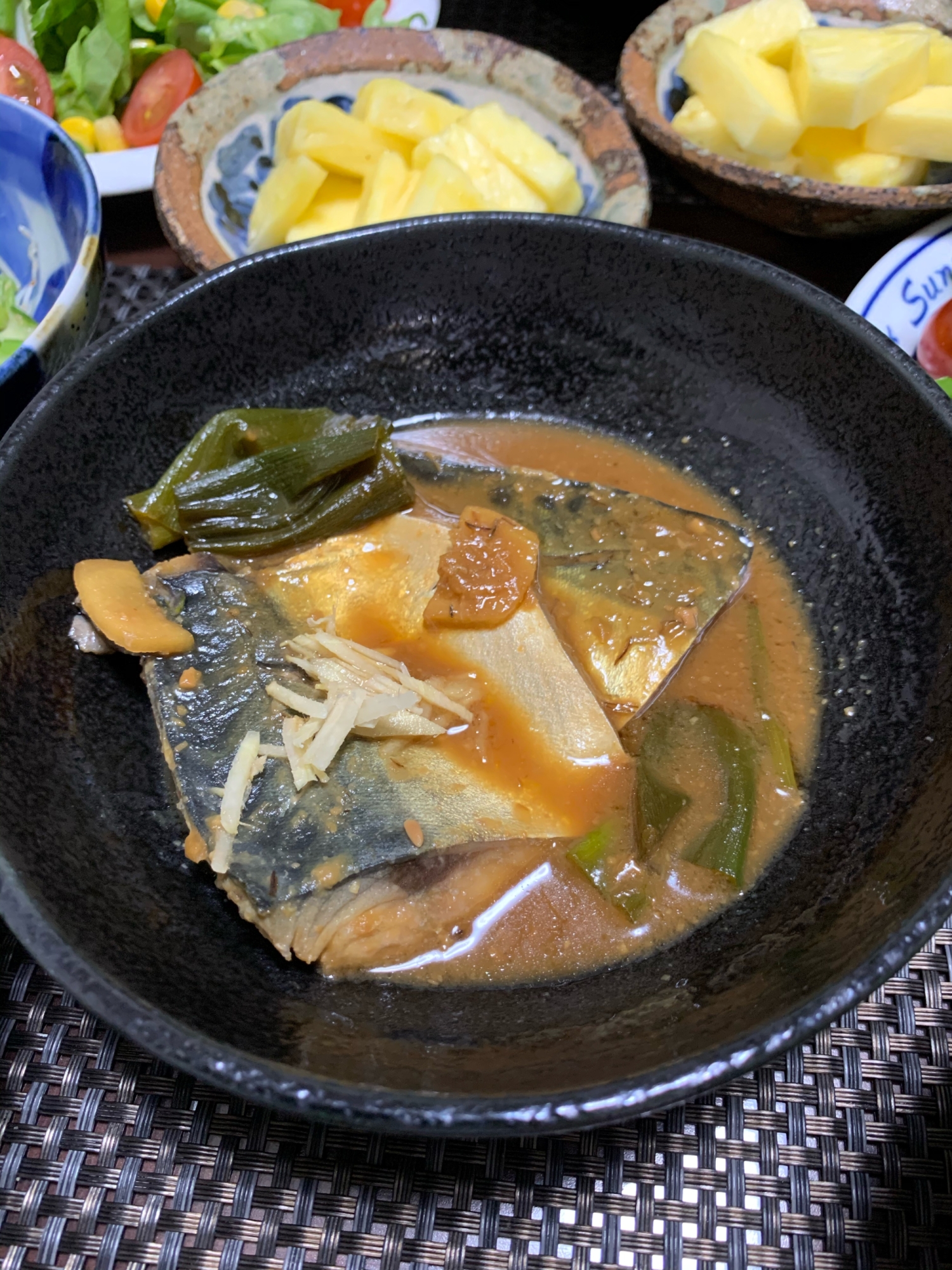 ネギと鯖の味噌煮☆