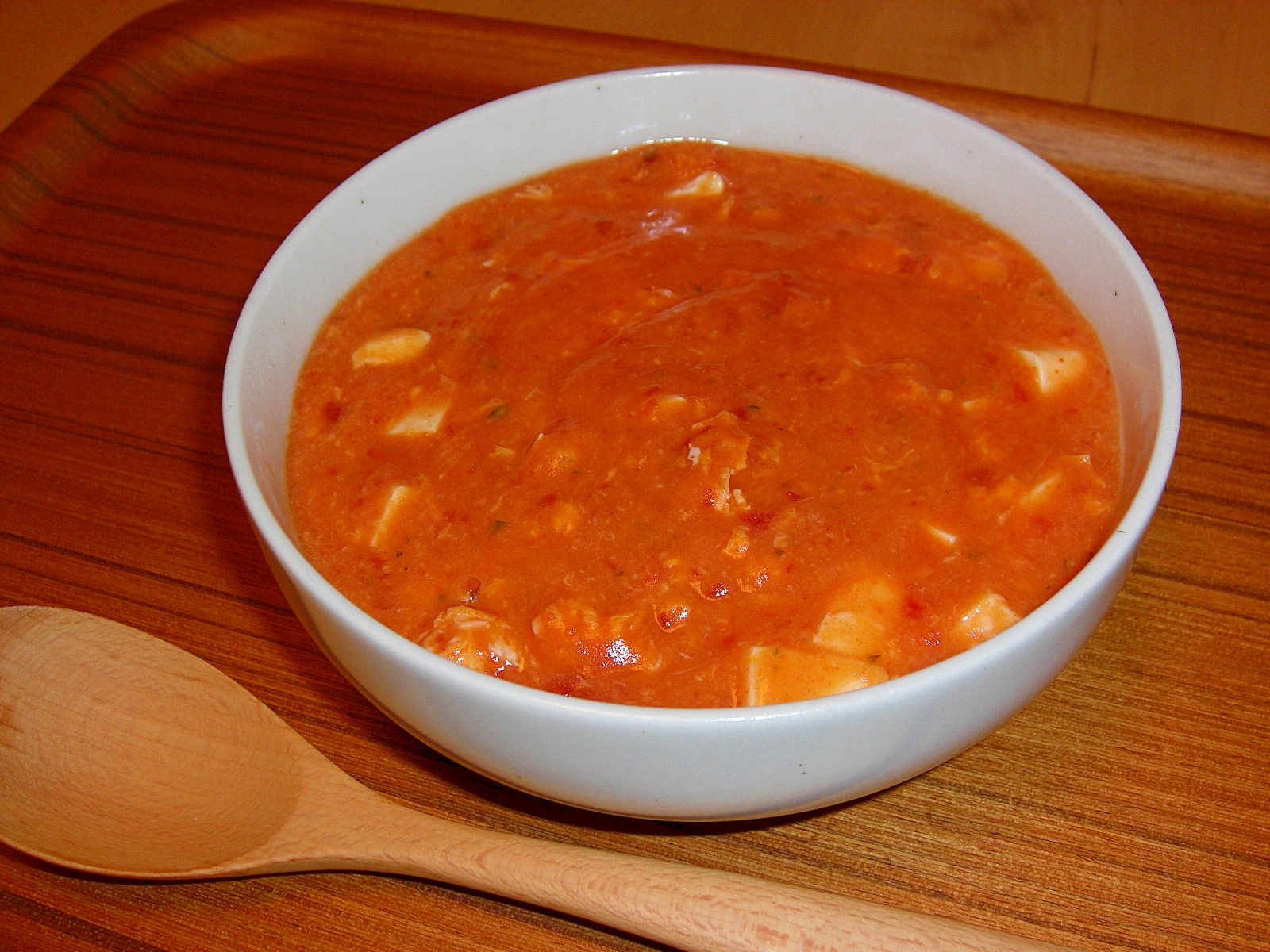 食べる豆腐トマトスープ