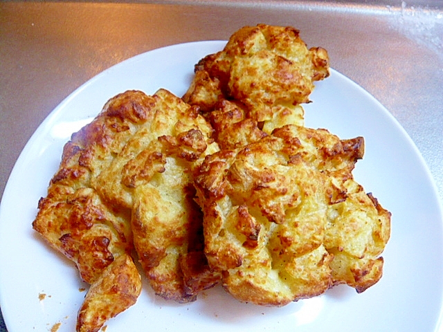 ノンフライヤーで!じゃがいもとチーズのこんがり焼き