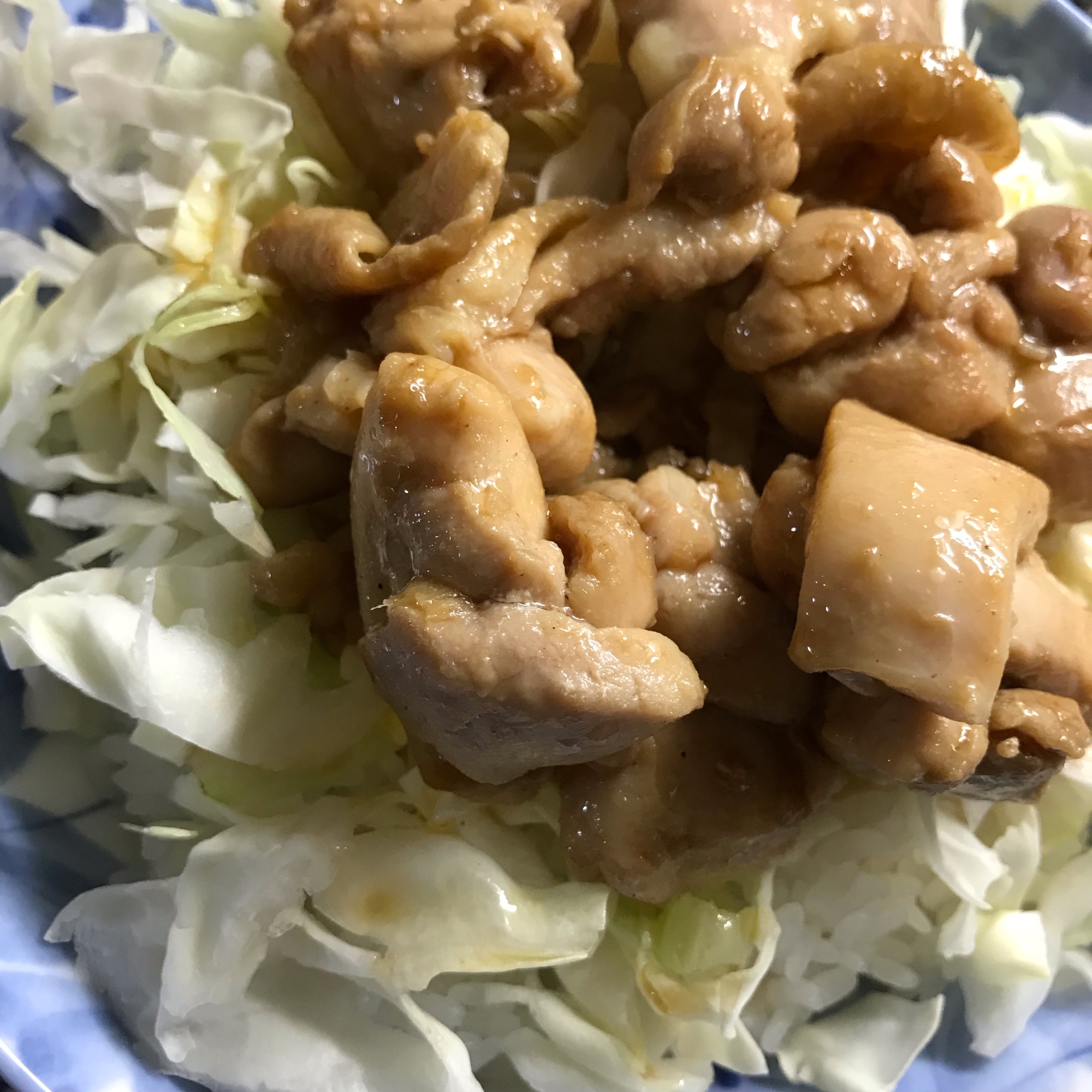 鶏肉のウスター炒め