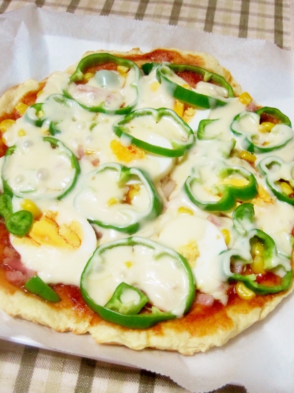 Hmで簡単 クリスピーピザ レシピ 作り方 By ｙａｍａｔ 楽天レシピ