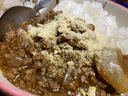 大根とひき肉カレー