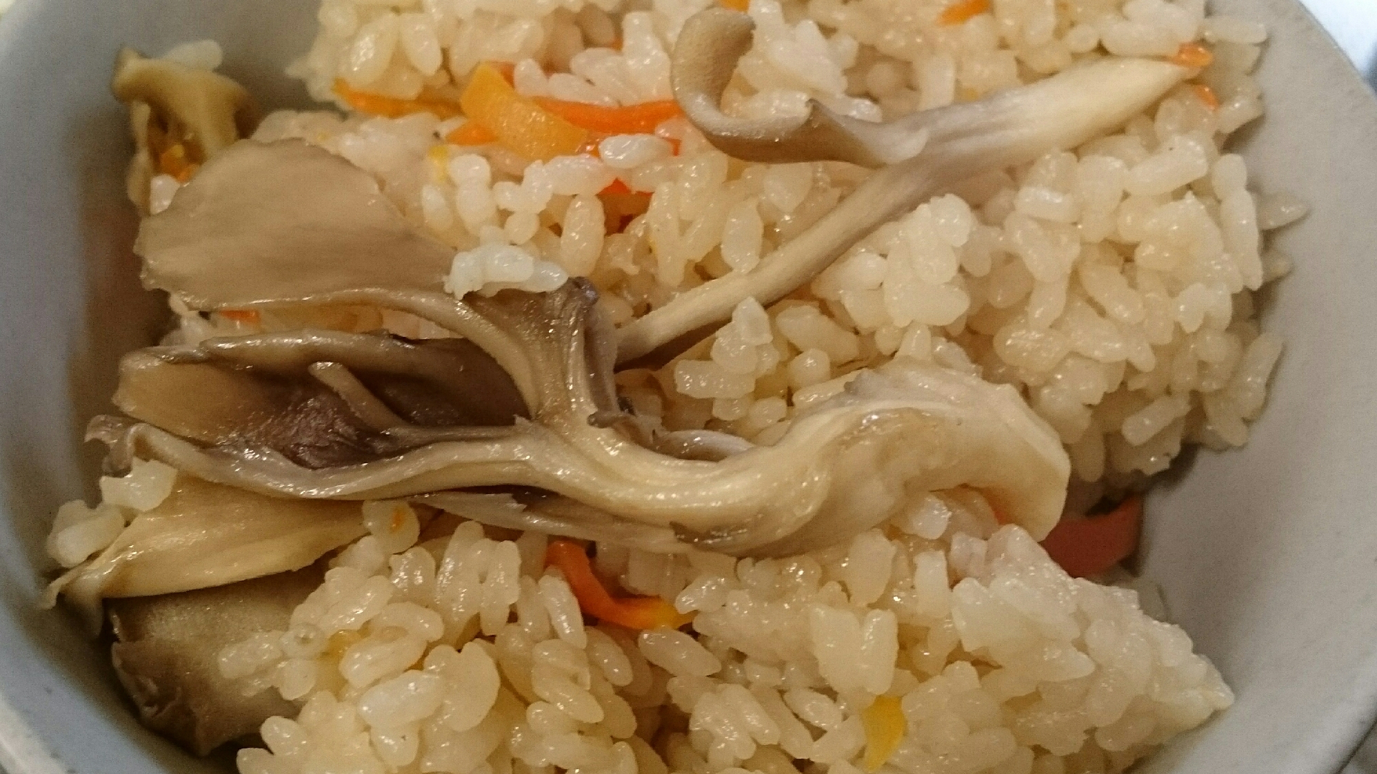 舞茸ご飯(炊飯器)