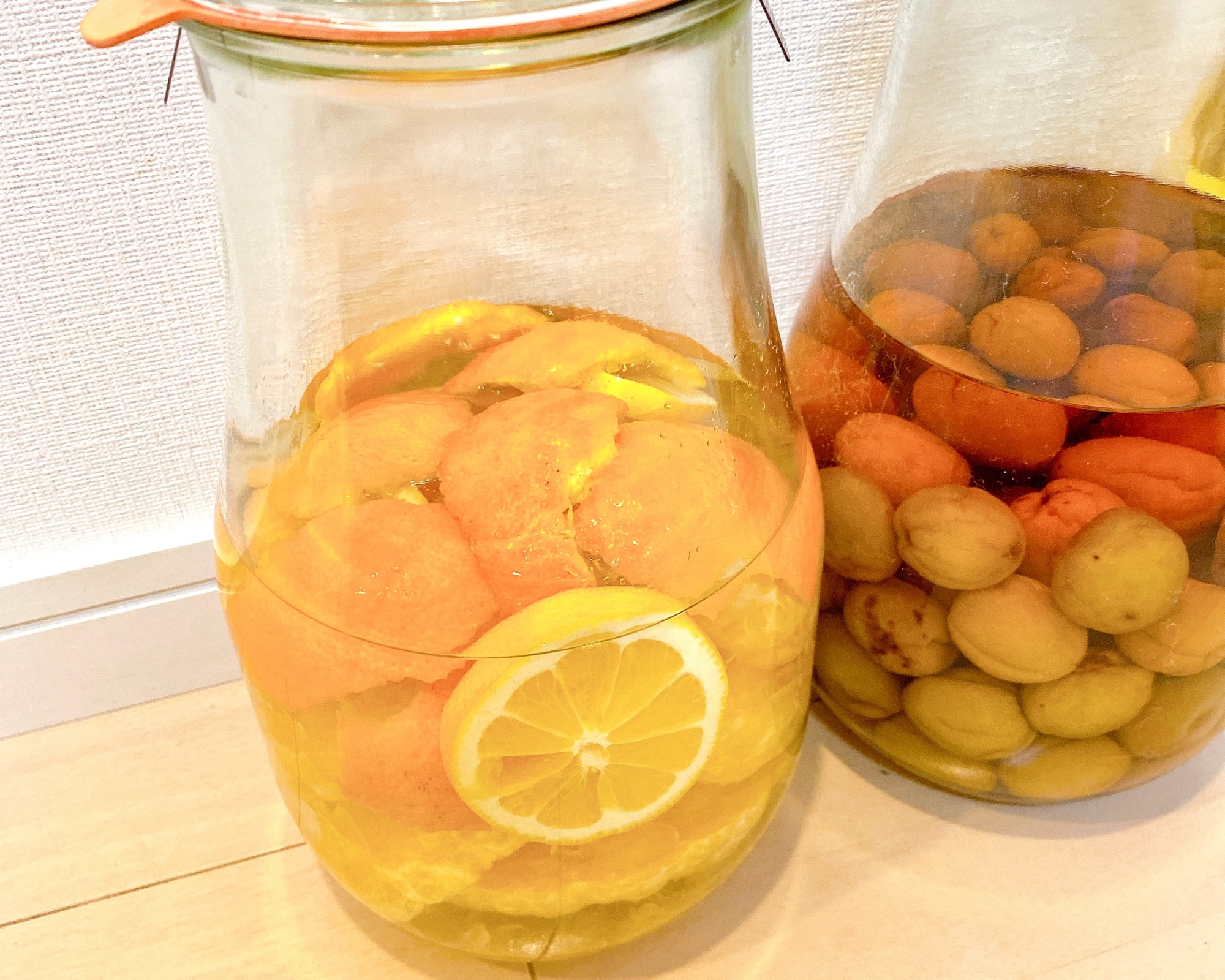 4月から漬けられる果実酒 夏みかん酒