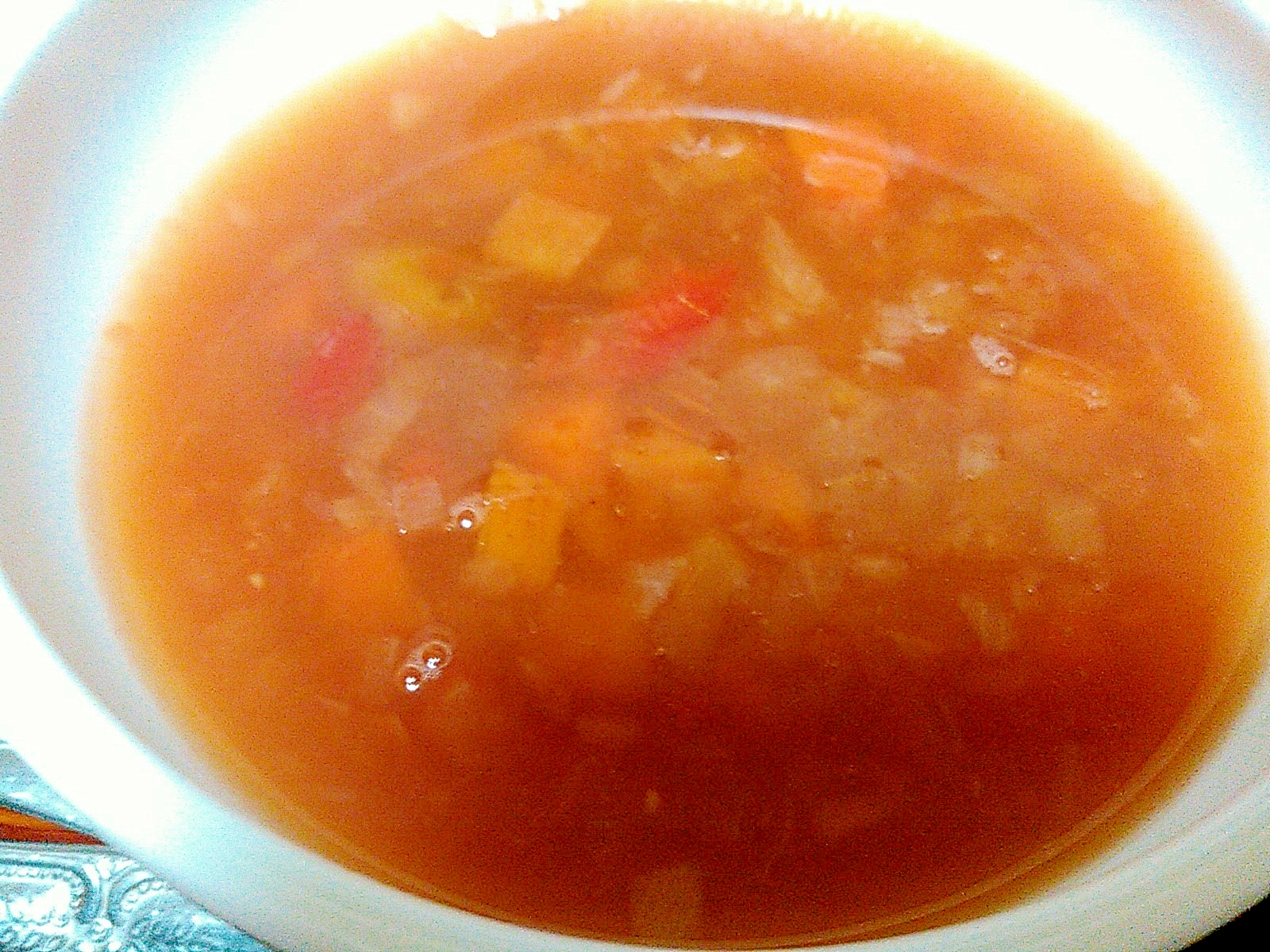 色々野菜のトマトスープ
