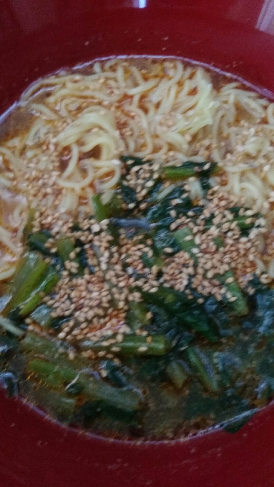 辛めの担々麺