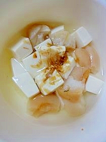 豆腐と麩のすまし汁(離乳食後期)